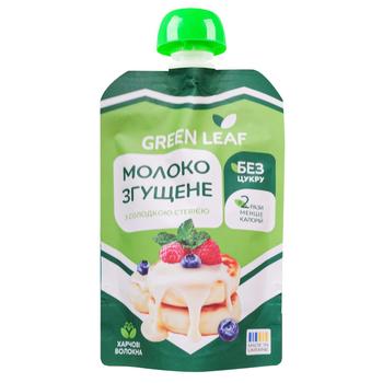 Молоко згущене Green Leaf з солодкою стевією 90г