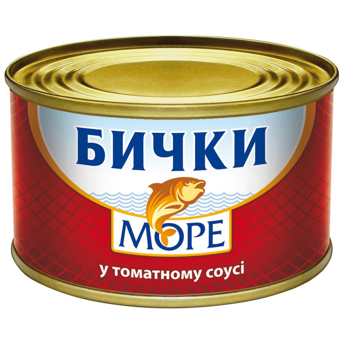 

Бычки Море в томатном соусе 230г