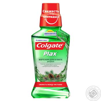 Ополаскиватель Colgate Plax Форте для десен с корой дуба и пихтой 12-часовая защита от бактерий и зубного налета 250мл купить, цены на МегаМаркет - фото 1