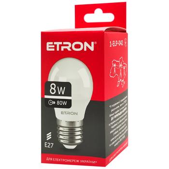 Etron LED Bulb 8W Е27 4200K - buy, prices for Supermarket "Kharkiv" - photo 1