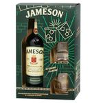 Виски Jameson 40% 0,7л + 2 бокала набор