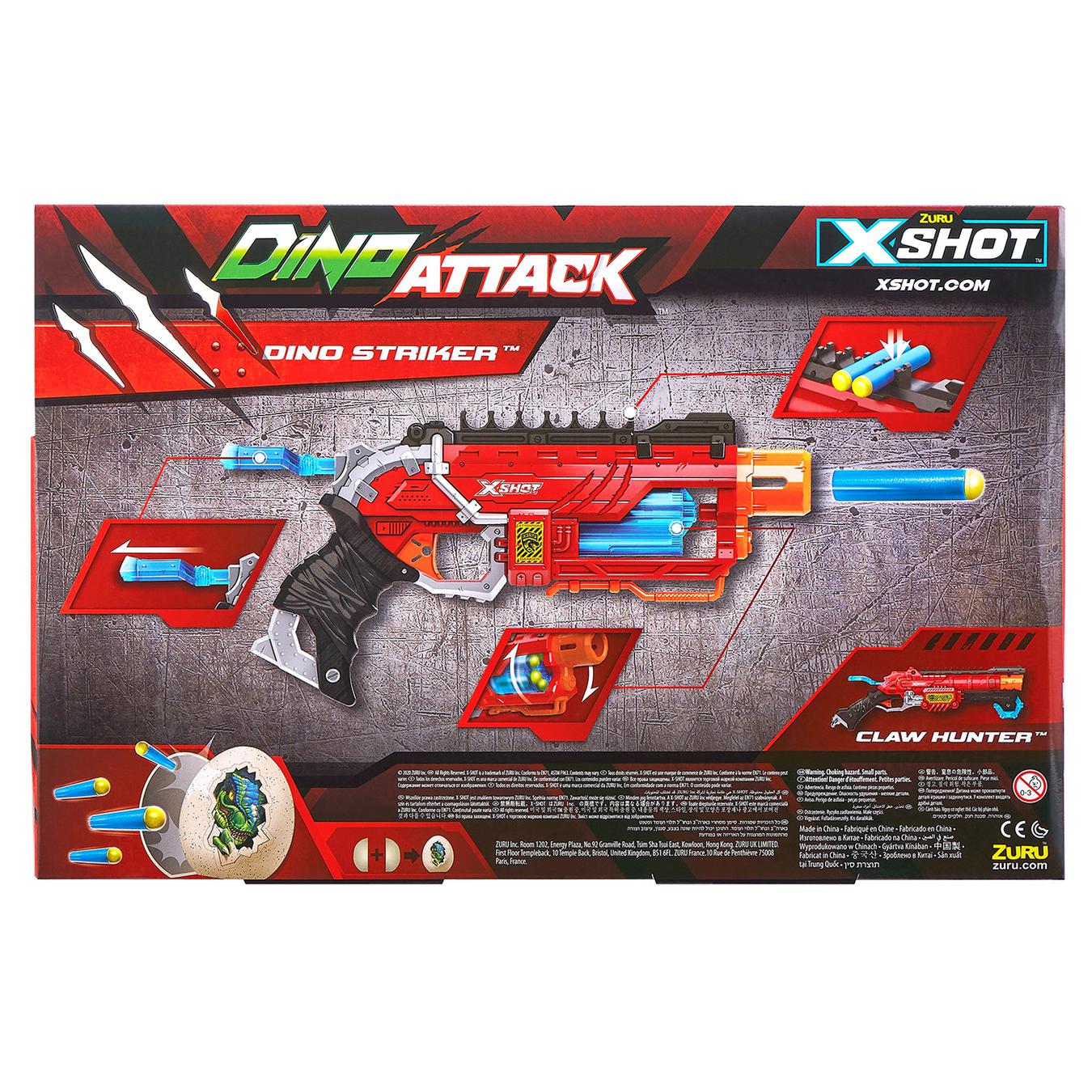 Скорострельный бластер Zuru X-Shot Dino Attack Dino Striker 16 патронов -  заказать лучшие с Таврия В