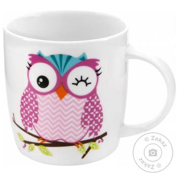 Keramia Cup Owl Pink 415ml - buy, prices for - photo 3