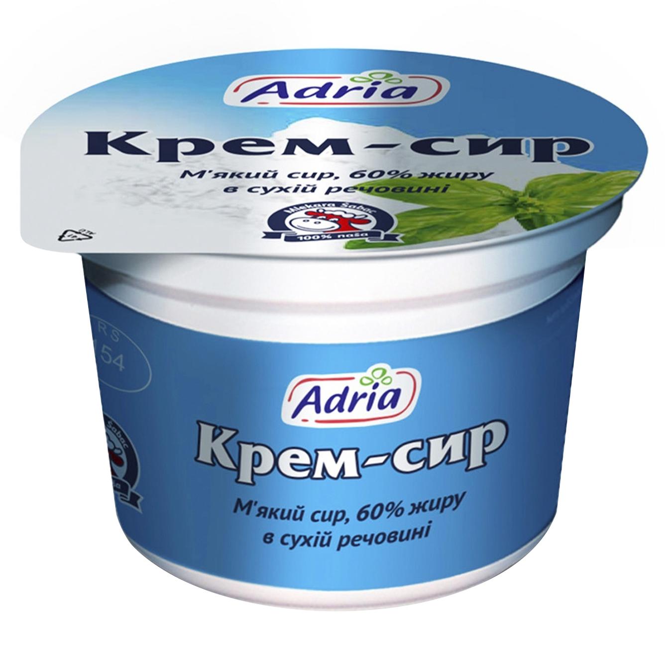 

Крем-сыр Адриа мягкий 60% 100г