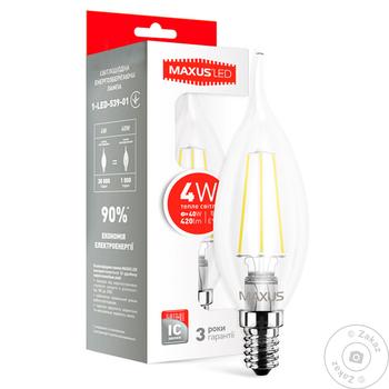 Maxus LED Lamp C37 E14 4W - buy, prices for - photo 1