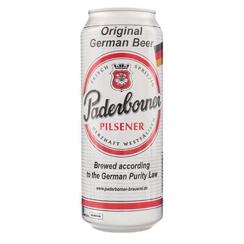 Paderborner Pilsener Light Beer 4.8% 0.5l - buy, prices for Auchan - photo 2