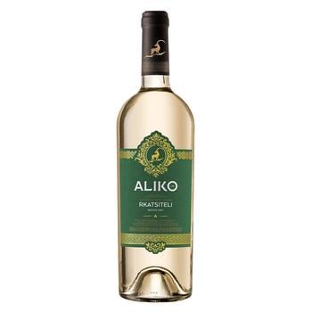 Вино Aliko C&W Ркацителі біле сухе 14% 0,75л - купити, ціни на AlcoHub - фото 1