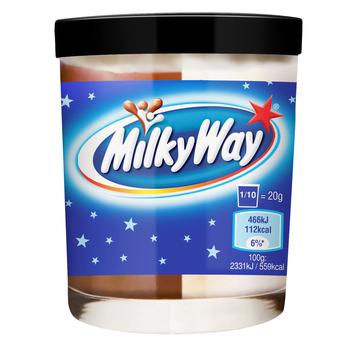 Паста шоколадно-молочная Milky Way 200г - купить, цены на КОСМОС - фото 1