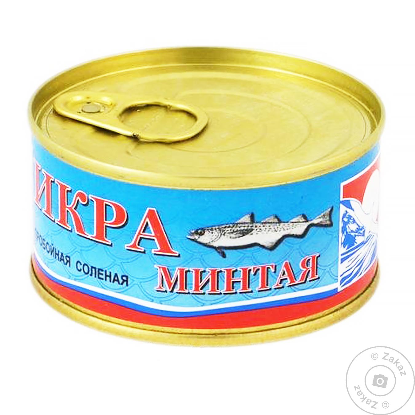 

Ікра Минтая 100 г ж/б Пробійна солена