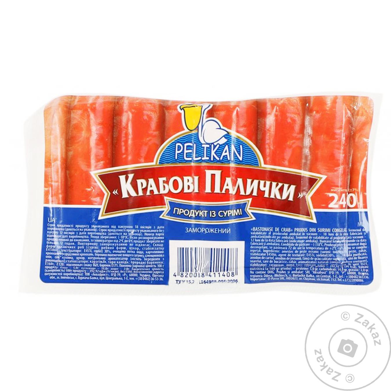 

Палочки крабовые Pelikan 240г