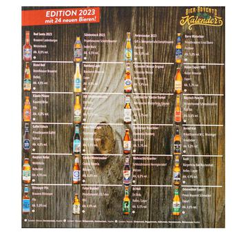 Kalea New Year Advent Calendar Beer Set 0.33l x 24pcs and Beer Glass 0.33l - buy, prices for METRO - photo 3