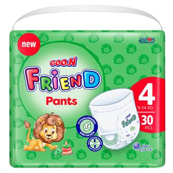 Goo.N Friend 4 Diapers-Panties 9-14kg 30pcs - buy, prices for NOVUS - photo 1