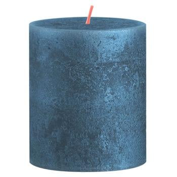 Bolsius Candle 80/68 Blue Metallic - buy, prices for Tavria V - photo 1