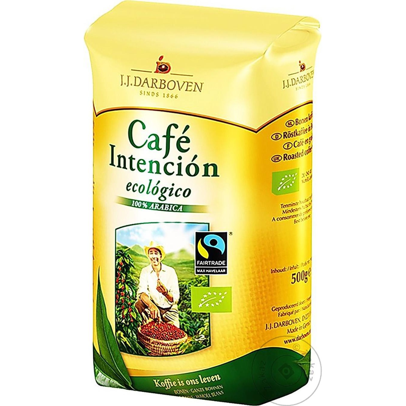 

Кофе J.J.Darboven Cafe Intencion ecologico в зернах 500г
