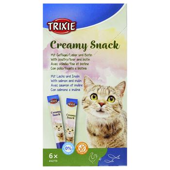 Ласощі Trixie Creamy Snacks для котів 6шт*15г - купити, ціни на Auchan - фото 2