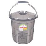 Bursev Tetris Transparent Plastic Bucket 10l