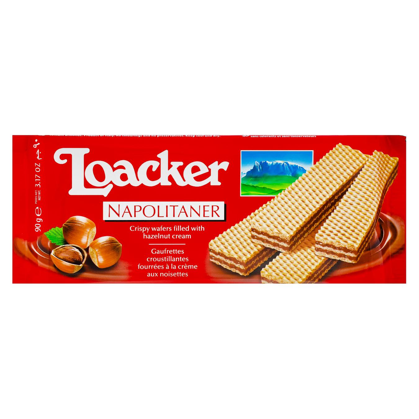 

Вафли Loacker Неаполитанские 90г