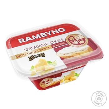 Сир плавлений Rambyno з сиром Джюгас 50% 175г - купити, ціни на WINETIME - фото 1