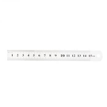 Stainless Steel Ruler 15cm - buy, prices for Tavria V - photo 1