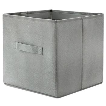 Ящик MVM текстильный серый 28*28*28см - купить, цены на Таврия В - фото 1