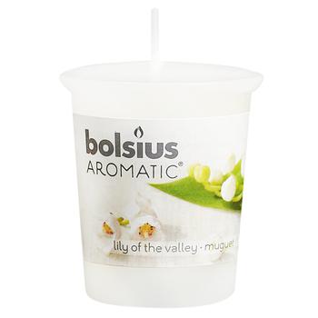 Bolsius Lily of the Valley Round Aromatic Candle 53/45