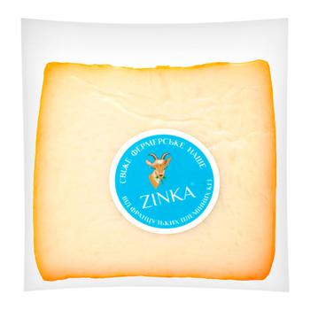 Zinka Young Semi-hard Goat Cheese 40% - buy, prices for Auchan - photo 1