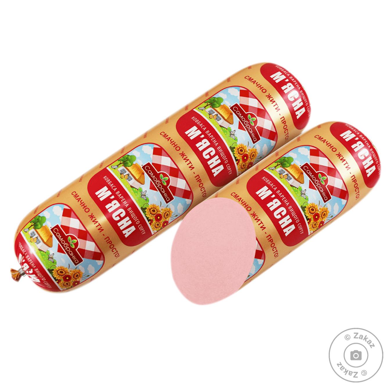 

Колбаса Самобранка Мясная вареная высший сорт весовая