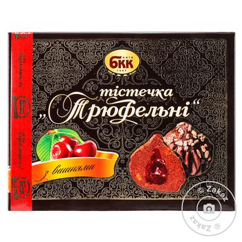 Тістечка БКК Трюфельні з вишнями 300г - купити, ціни на ЕКО Маркет - фото 1