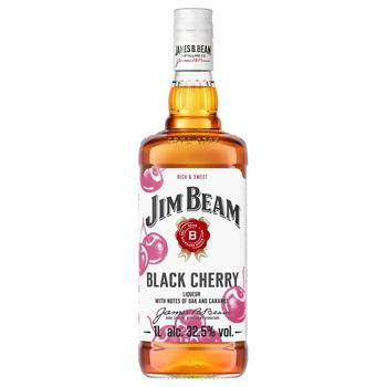 Лікер Jim Beam Red Stag Black Cherry 32,5% 1л - купити, ціни на AlcoHub - фото 1