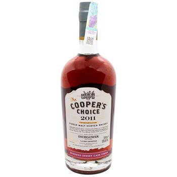 Віскі Cooper's Choice Inchgower 2011 Oloroso Cask Finish 55% 0,7л - купити, ціни на WINETIME - фото 1