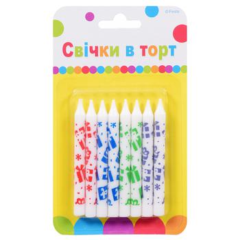 Свечи для торта Party Favors Happy Birthday - купить, цены на Таврия В - фото 1