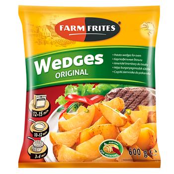 Картофель фри Farm Frites дольки в кожуре 600г