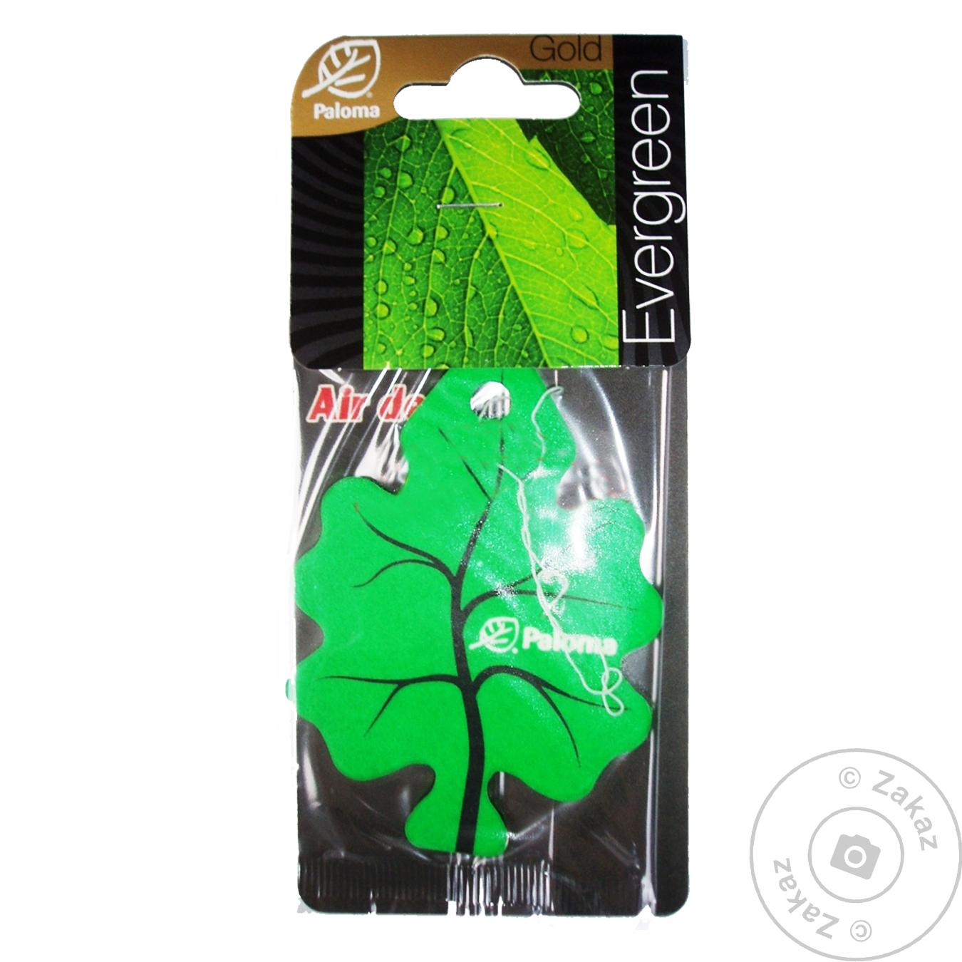 

Ароматизатор воздуха Paloma Gold evergreen бумажный