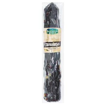 Zakarpatski Kovbasy Starokyivska Raw Smoked Sausage - buy, prices for NOVUS - photo 1