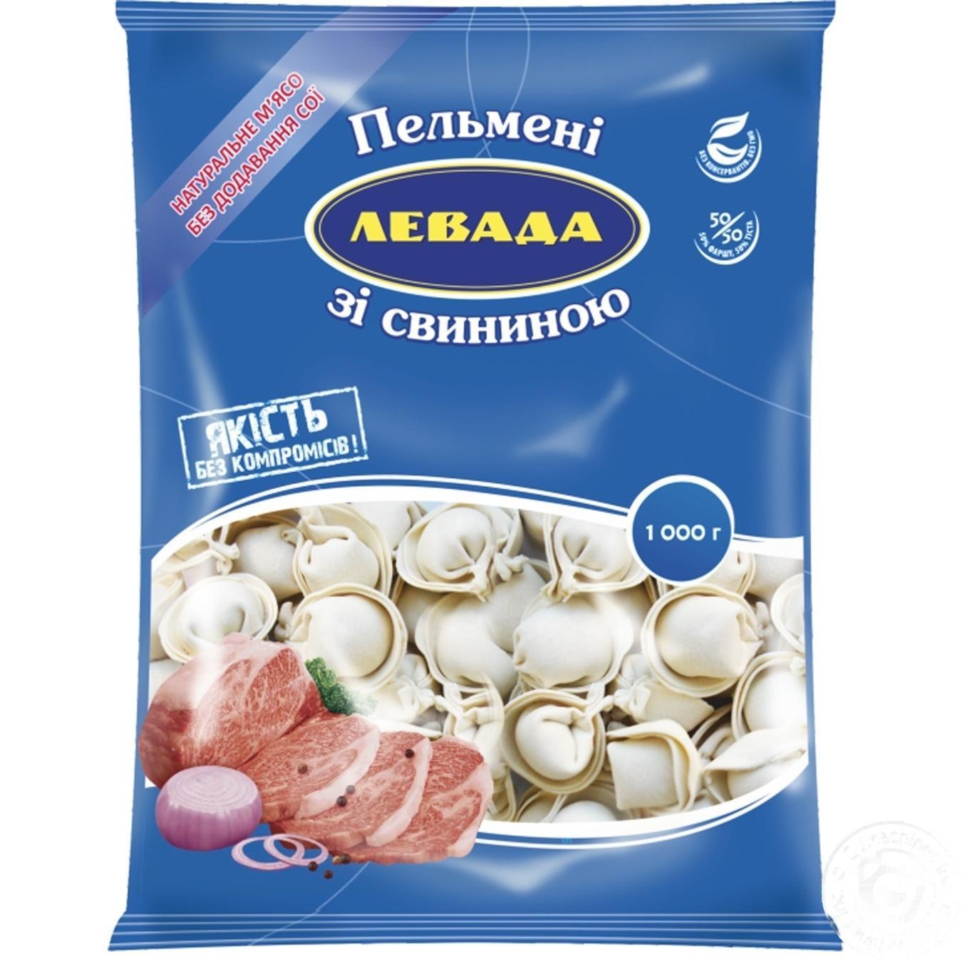 

Пельмени Левада со свининой 1кг
