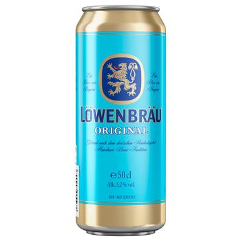 Lowenbrau Original Light Beer 5.2% 0.5l - buy, prices for Auchan - photo 1