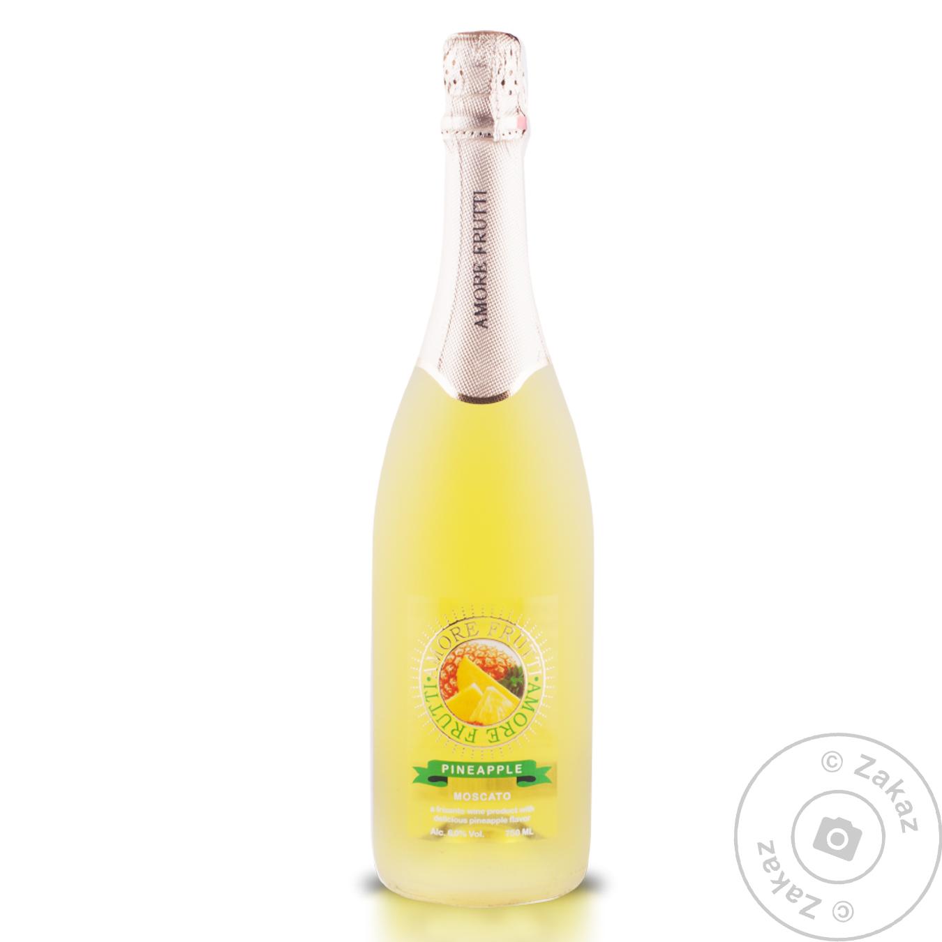 

Напиток винный Amore Frutti Ананас газированный 0.75л