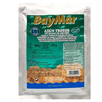 Тунець BayMar шматочки в соняшниковій олії 500г - купити, ціни на Grono - фото 1