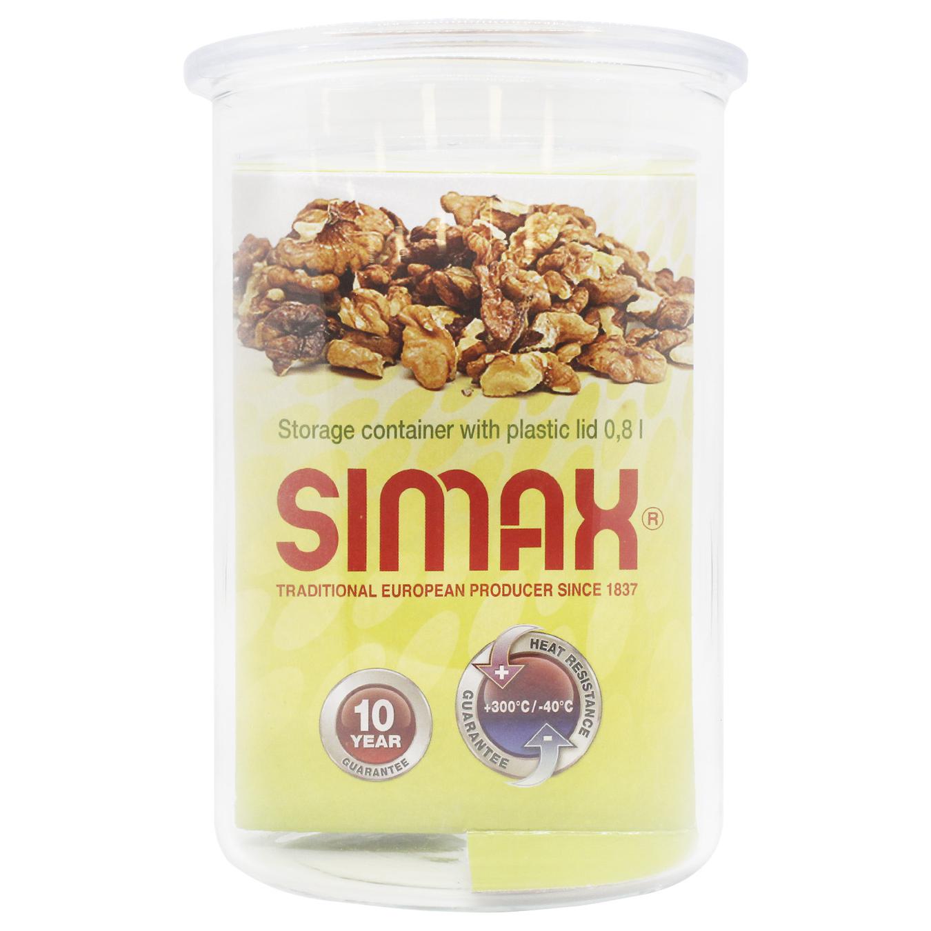 

Емкость Simax с крышкой 96х145мм 0,8л