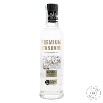 Водка Premium Standart Gold 40% 0.5л - купить, цены на Восторг - фото 1