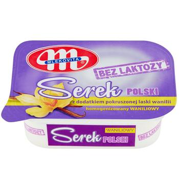 Mlekovita Polish Lactose Free Vanilla Cheese 150g - buy, prices for - photo 2