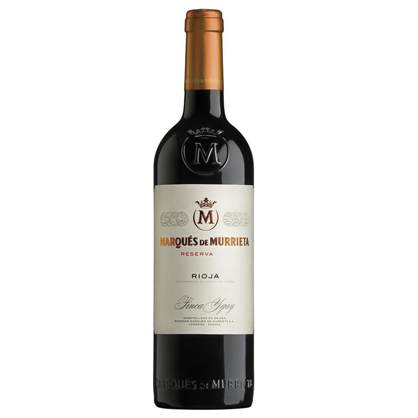 

Вино красное Marques de Murrieta reserva сухое 9-13% 0.75л