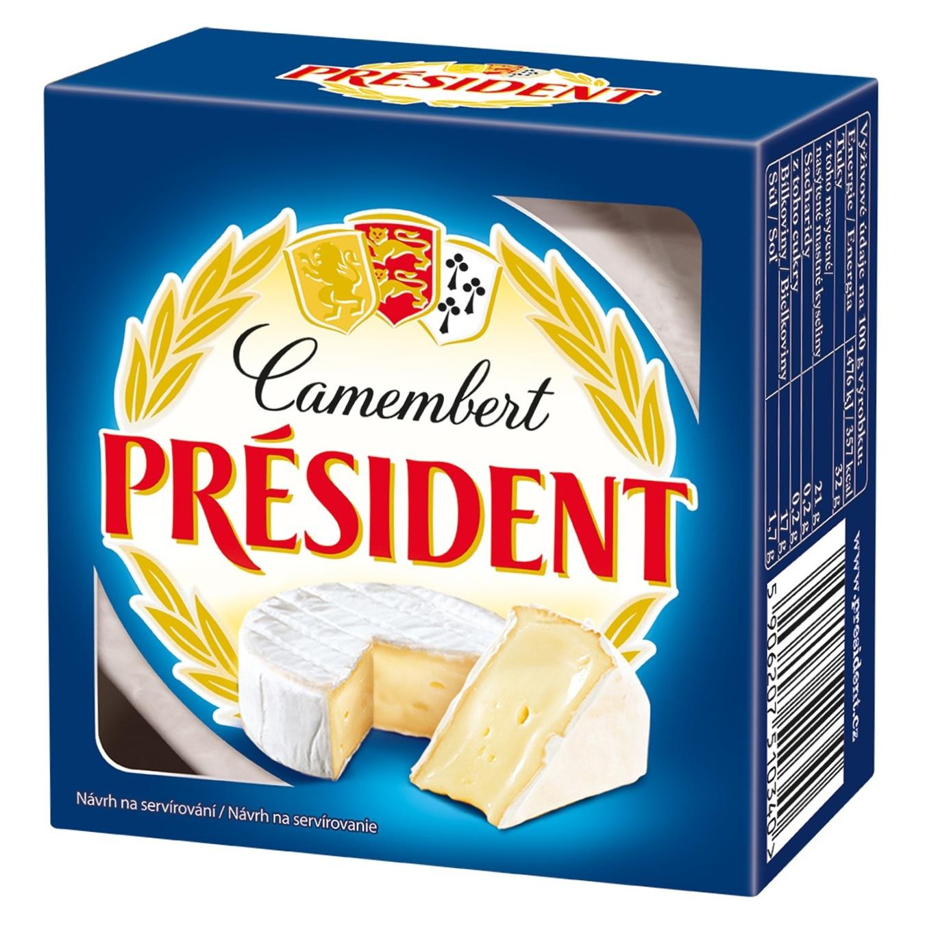 

Сыр мягкий President Камамбер 60% 90г