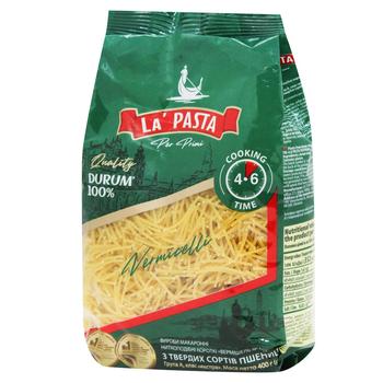 Макаронні вироби La Pasta Вермішель 400г - купити, ціни на Ідеал - фото 1