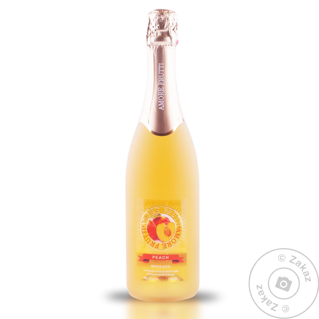 

Напиток винный Amore Frutti Персик газированный 0.75л
