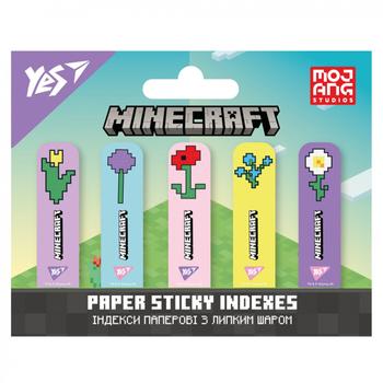Yes Minecraft.Spring Paper Sticky Indexes 55х22mm 5х20pcs