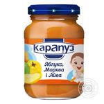 Пюре Карапуз из яблок моркови и айвы детское с 4 месяцев 200г