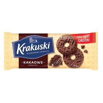 Печенье Krakuski с какао 163г