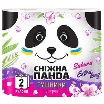 Полотенца бумажные Снежная Панда Extra Long 2шт - купить, цены на - фото 2