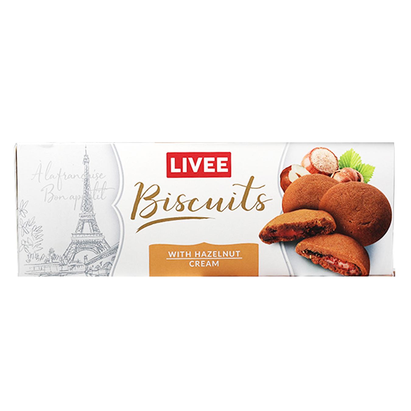 

Печенье Livee с ореховым кремом 150г